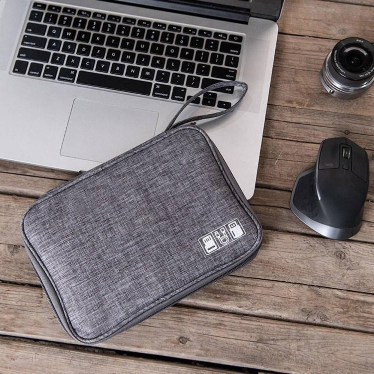 

Дорожный органайзер для кабелей Basics M Grey Travelty арт. TR-BM-GR, Серый