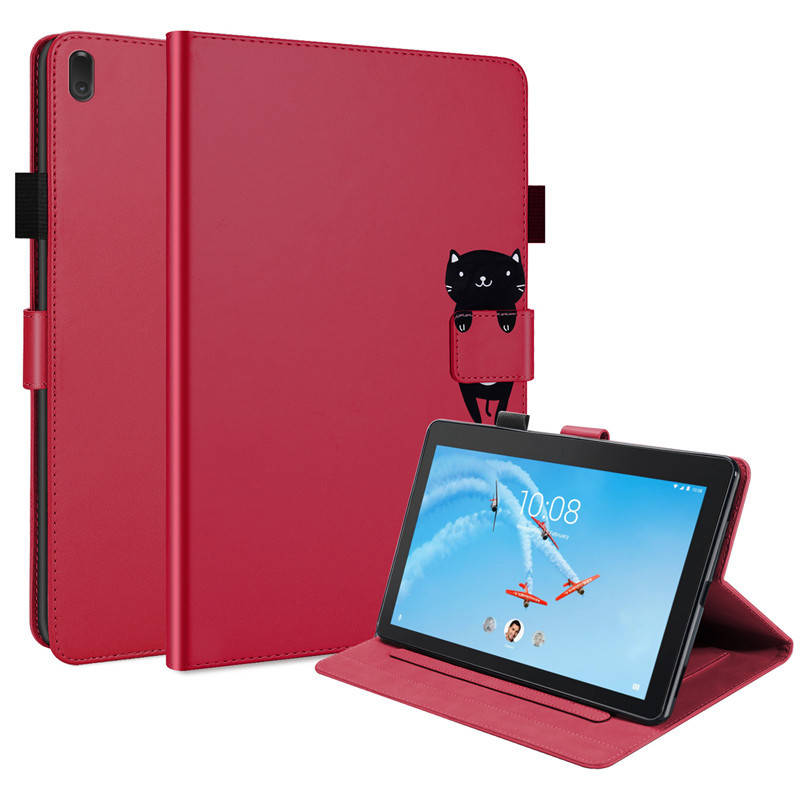 

Чехол-книжка Animal Wallet для Lenovo Tab M10 (1st Gen) / P10 Cat, Красный