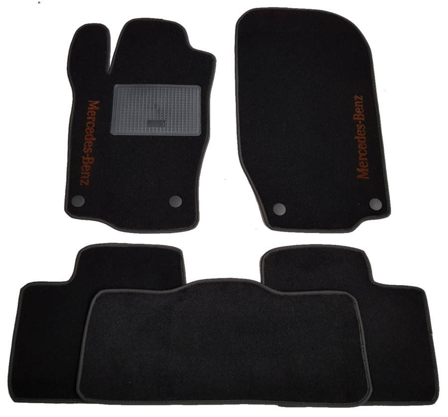 

Текстильные коврики в салон на Mersedes-Benz ML(W164) 2005-2011, Серый