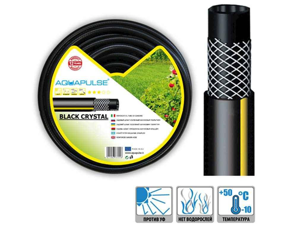 

Шланг для поливу BLACK CRISTAL 5/8 (30м) бухта ТМ AQUAPULSE