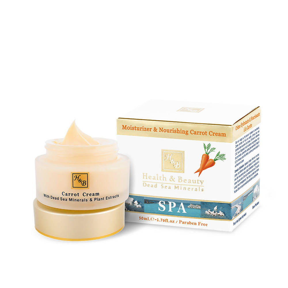 

Увлажняющий и питательный морковный крем. Health & Beauty