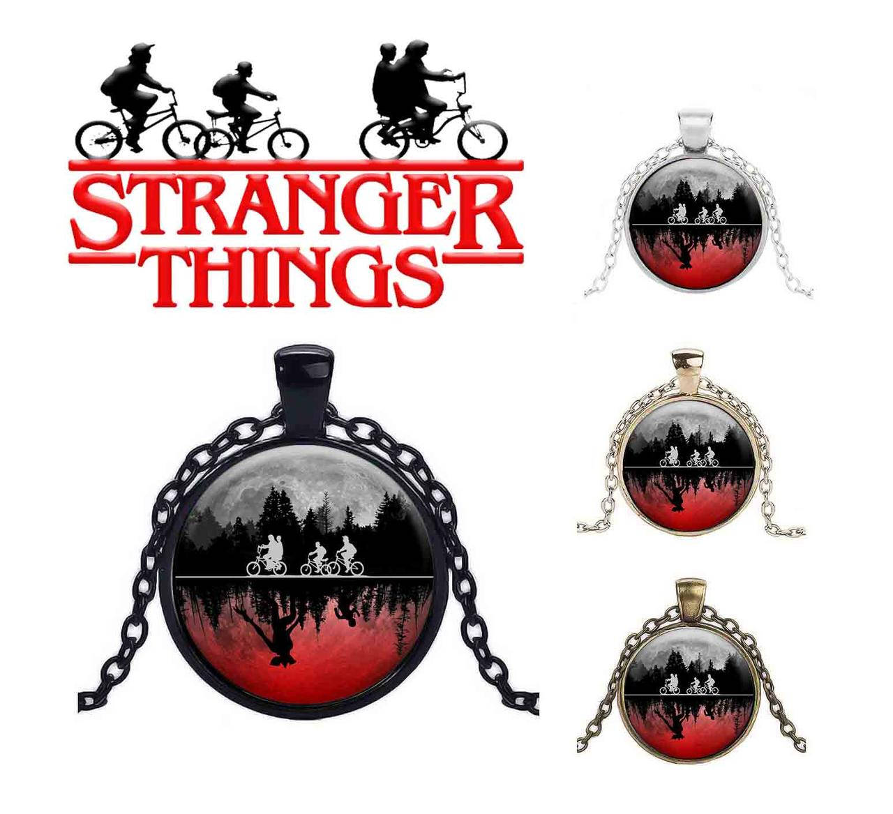 

Кулон красно-черный из сериала Очень странные дела/Stranger Things