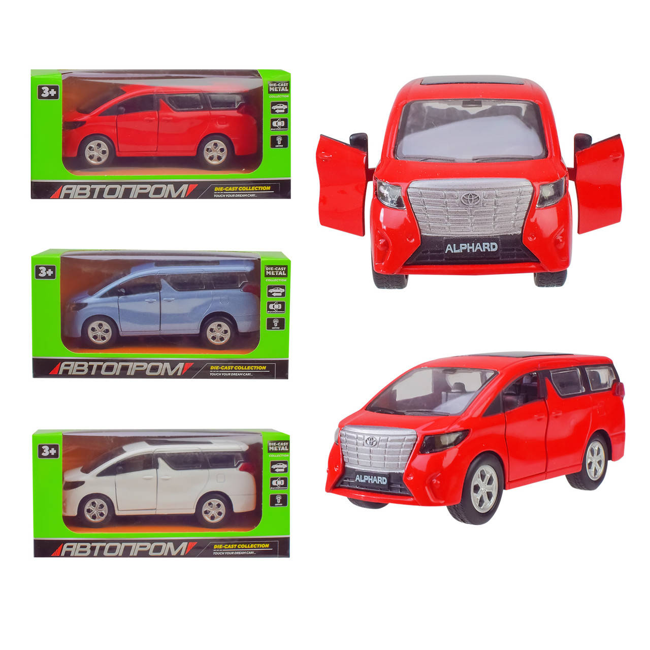 

Игрушка машина металл "АВТОПРОМ", свет. 1:32, 3 цвета арт. A3252, Разные цвета