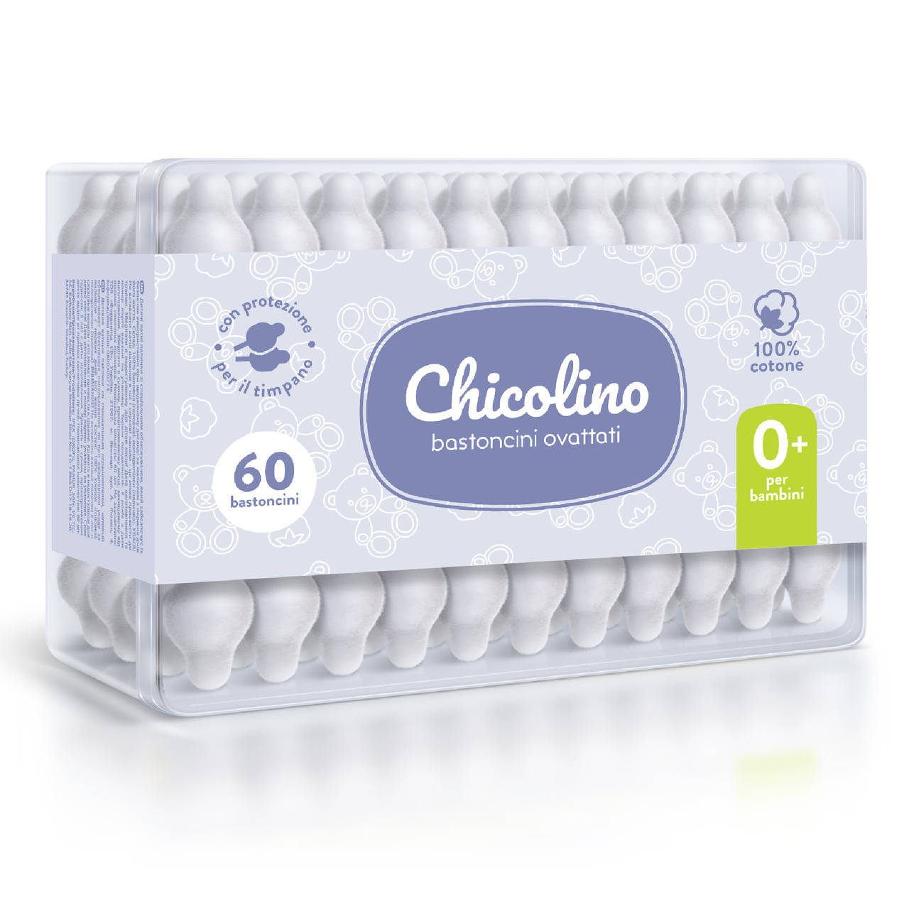 

Chicolino ватные палочки 60шт детские (Чиколино)