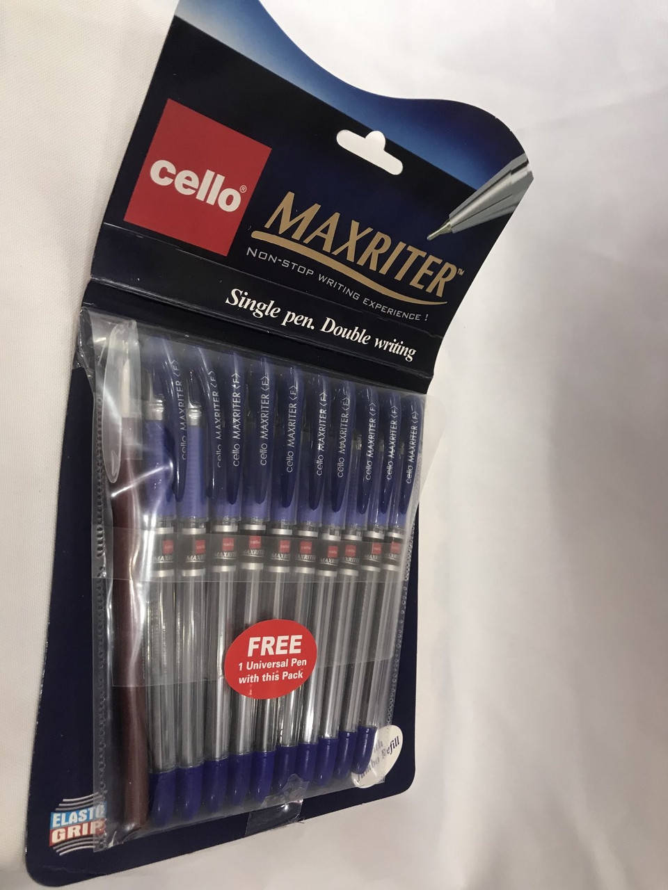 

Упаковка ручек 0.7 мм ц.Синий Cello Maxriter Индия