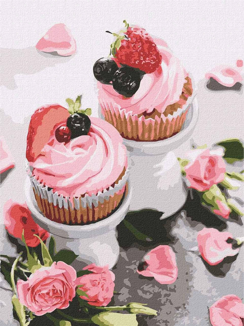 

Картины по номерам - Клубничная нежность KHO5603 30х40 см