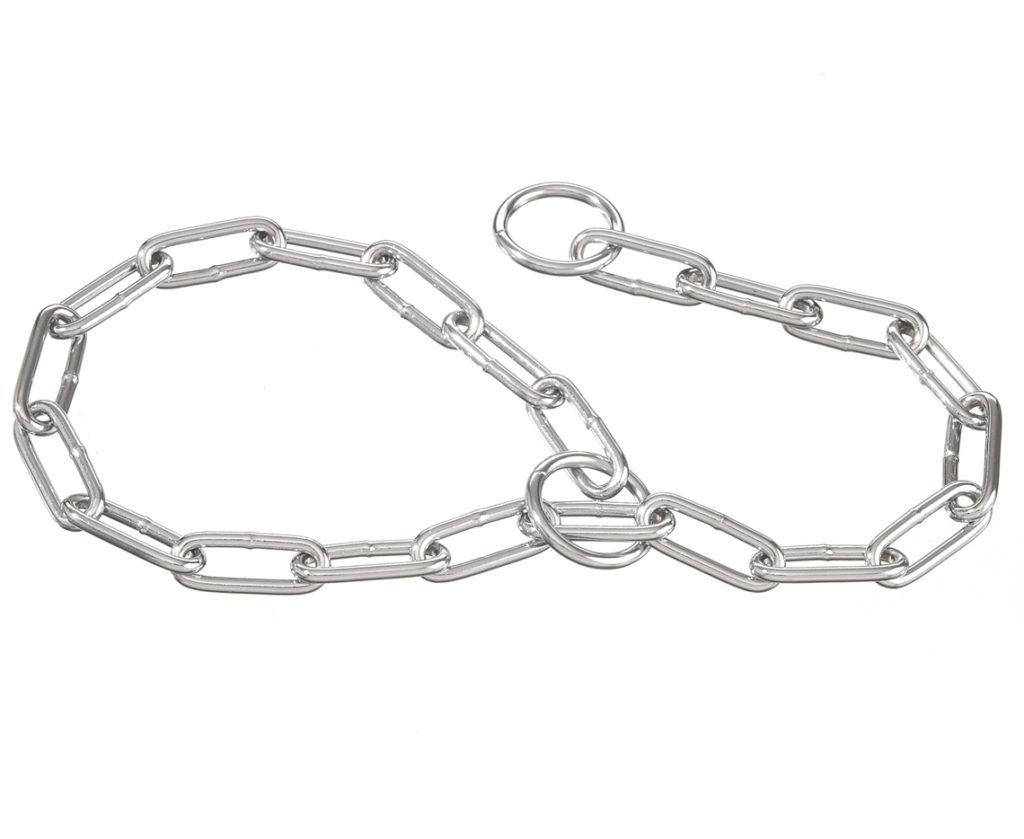 

Trixie Semi-Choke Chain Collar M Цепь-удавка хромированная для собак крупное звено 46 см / 3 мм