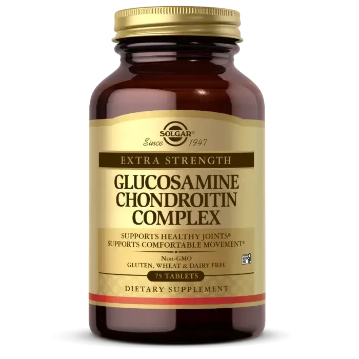 

Глюкозамин Хондроитин комплекс, Glucosamine Chondroitin, Solgar, 75 таблеток.
