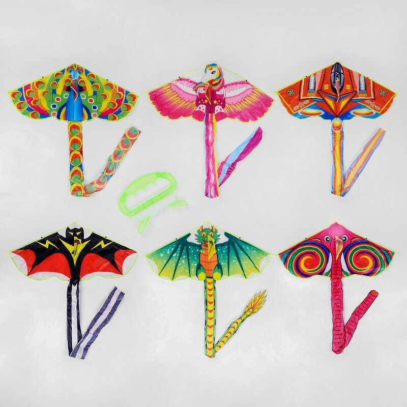 

Воздушный змей С 50612 (600) 6 видов, 111х57 см, в кульке