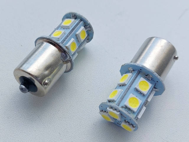 

Лампа светодиодная P21W BA15S 13SMD (50/50) Белый T25