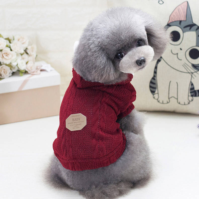 

Кофта для собак с капюшоном Dog Baby EST.1978 Red M