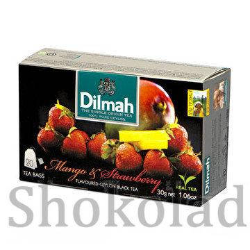 

Чай Dilmah чёрный со вскусом клубники и манго
