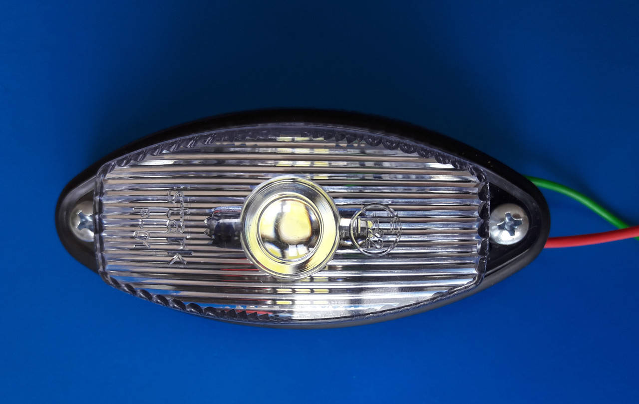 

Светодиодный габаритный фонарь для прицепа, фонарь маркерный (универсальный) белый