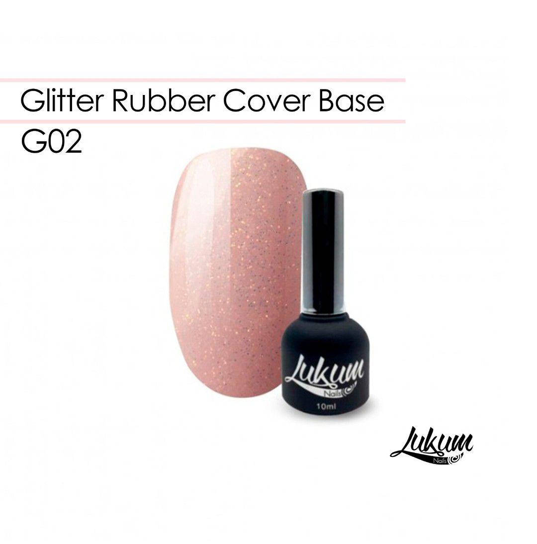 

Glitter Rubber Cover Base G02, 10 мл