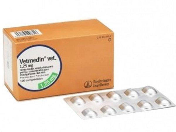 

ВЕТМЕДИН 1,25 мг./10 таб. (VETMEDIN 1,25 mg./10 tab.)