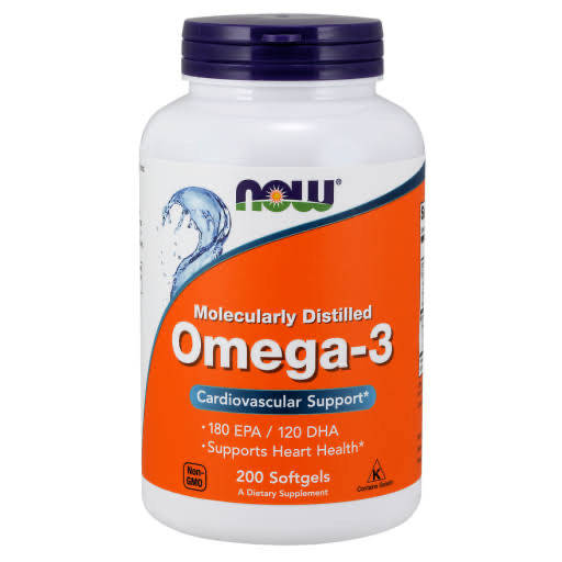 

Витамины омега 3|Now Omega 3 (200 капс)
