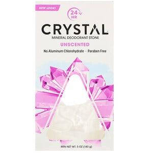 

Crystal Body Deodorant, Минеральный дезодорант, без запаха, Deodorant Stone, 140 грамм