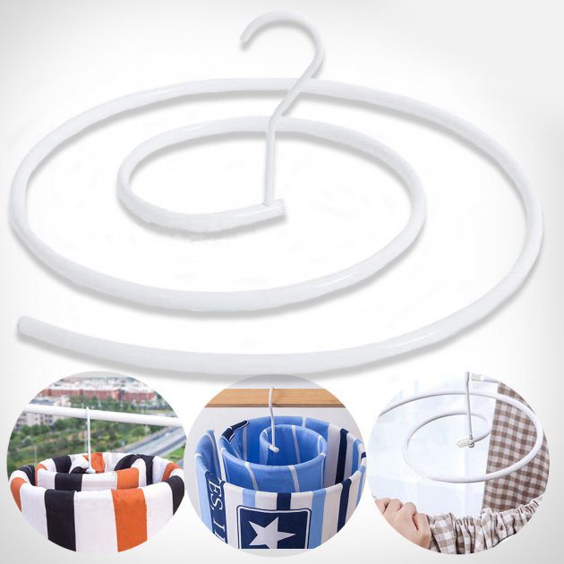 

Многофункциональная спиральная вешалка сушилка Chrishuang для белья, Белый