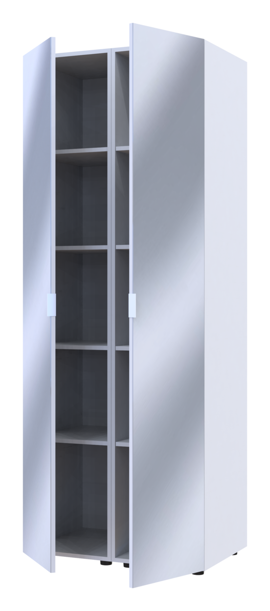 Комплект Doros Гелар Білий 2 Дзеркала 78х49.5х203.4 (42002163) 4