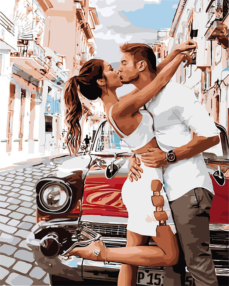 

Картина по номерам 40×50 см. Страстный поцелуй. Идейка. КНО4718