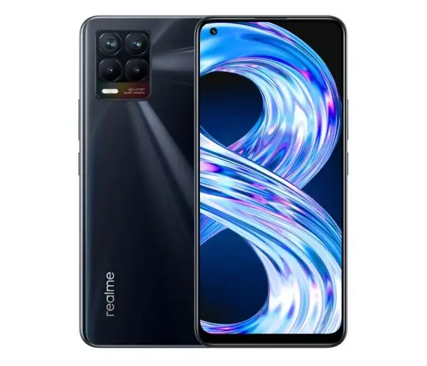 

Realme 8 8/128GB Cyber Black RMX3085 8+128 Punk Black EU Global, Черный