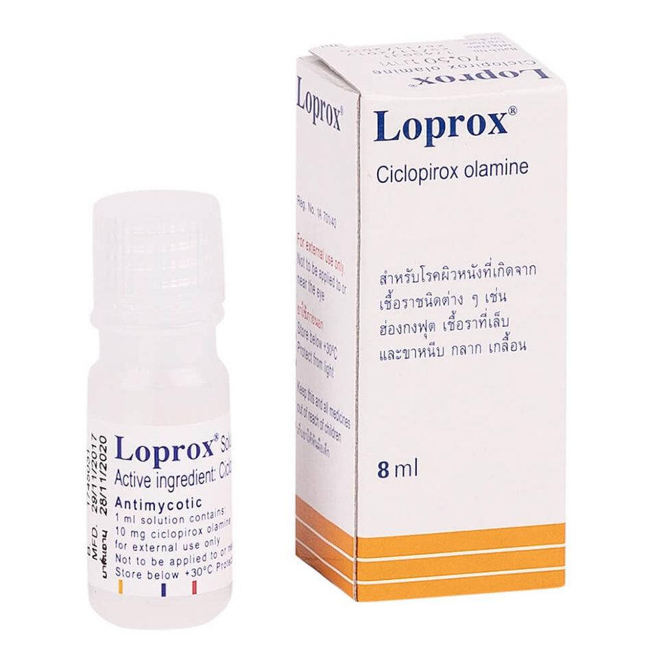 

Сильнодействующее средство от грибка ногтей и кожи Loprox