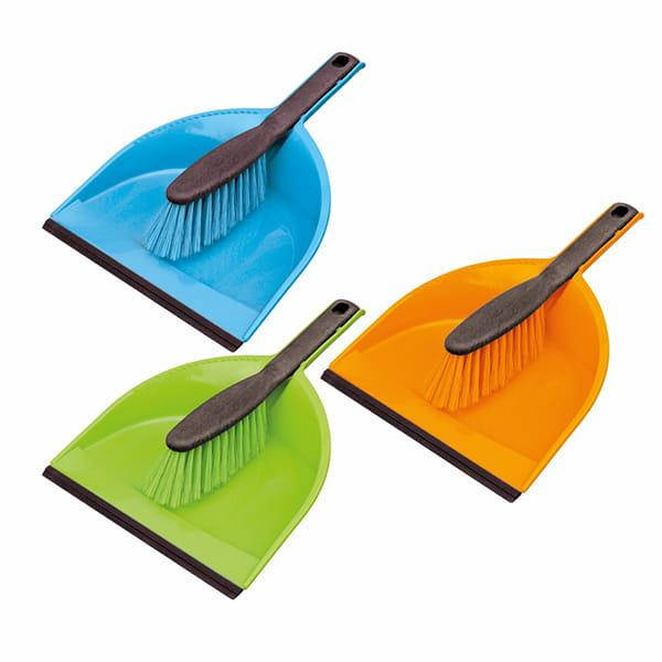 

Набор щетка и совок Azur Clip, с резинкой