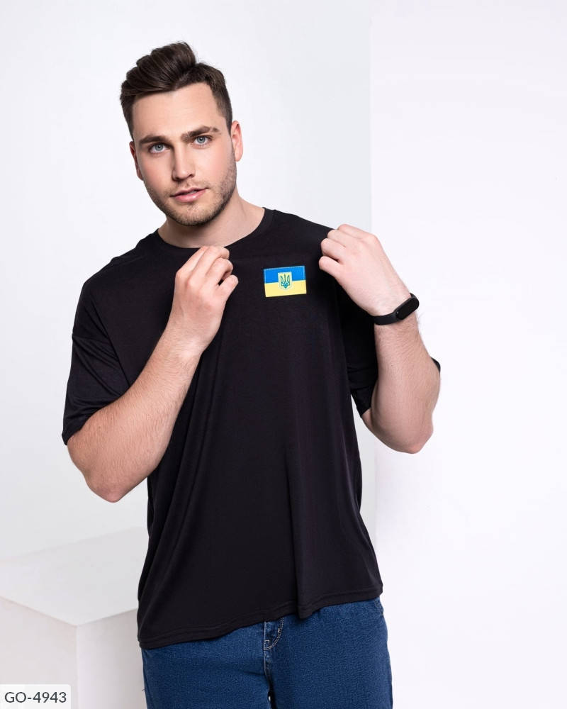 

Футболка GO-4943 р:48-52;54-58, Черный