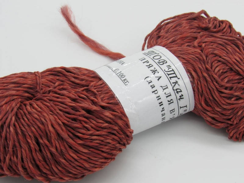 

Пряжа Дарничанка кручена-теракот