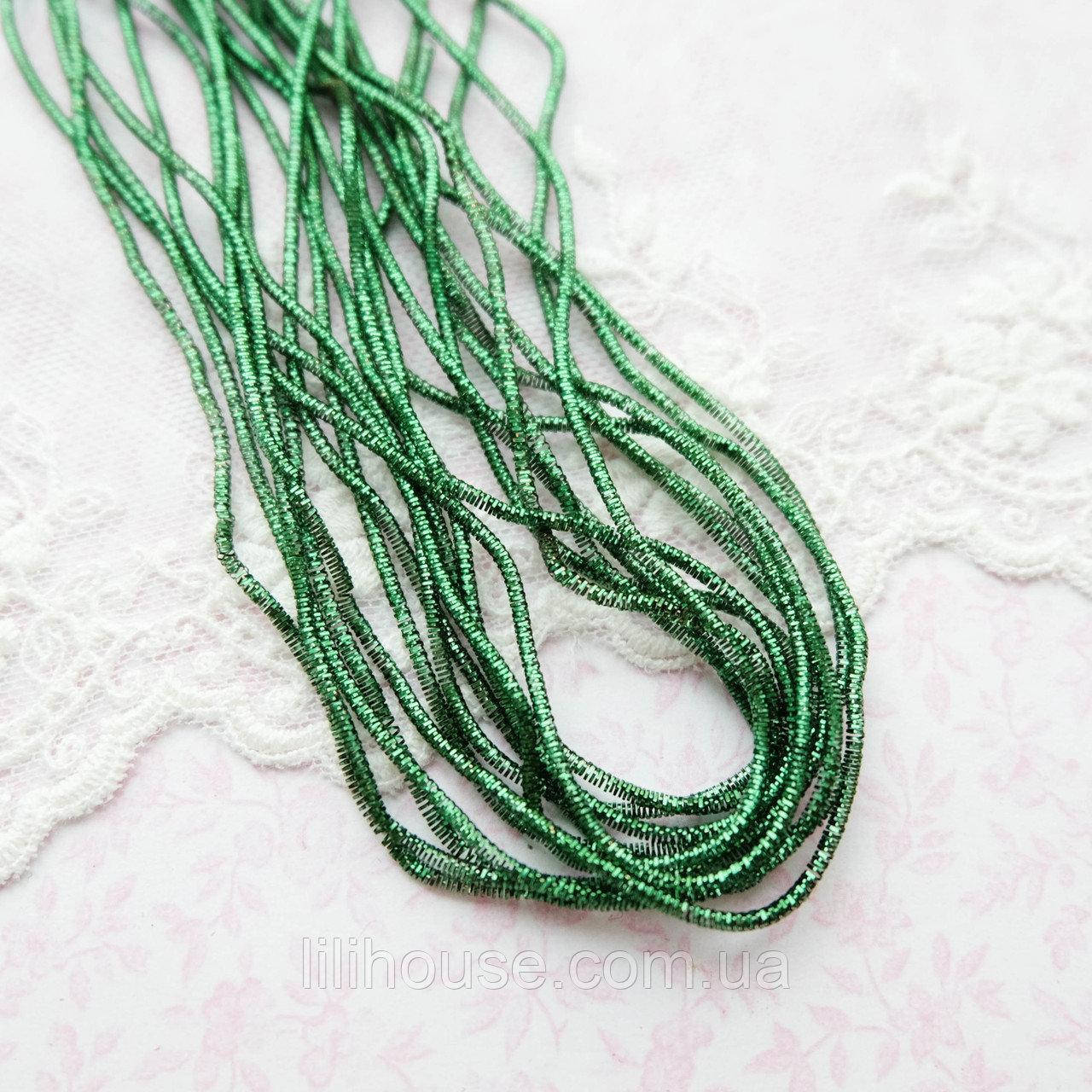 

Канитель Трунцал 1 мм Индия ТЕМНО-ЗЕЛЕНЫЙ 5 г