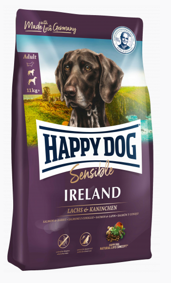 

Happy Dog Ireland 12,5кг гипоаллергенный корм для собак ( лосось,кролик )