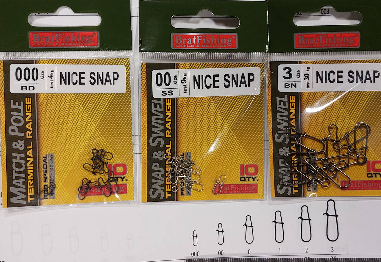 

Застежка-карабин Nice snap №000, 00, 0, 1, 2,3