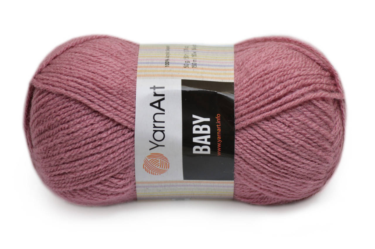 

YarnArt Baby, Сухая роза №3017, Розовый