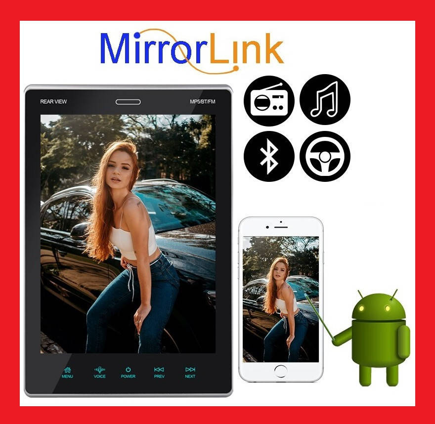 

2din автомагнитола Pioneer 9520 9,5" Съемный экран+2хUSB+Bluetooth+Пульт на руль