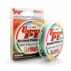 

Шнур плетеный FANATIK Universal PE X4 150 m VARICOLOURED 0.20