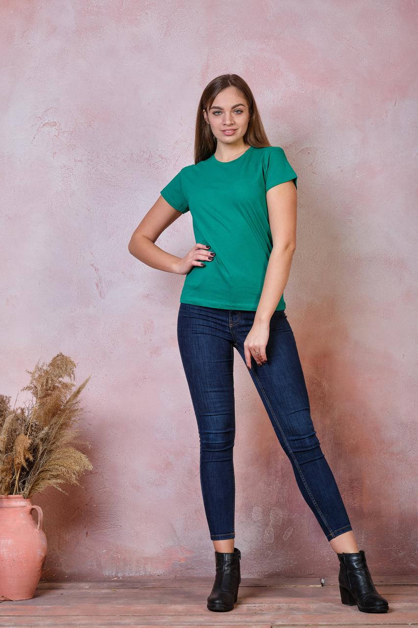 

Женская футболка JHK COMFORT LADY цвет зеленый (KG), Зелёный