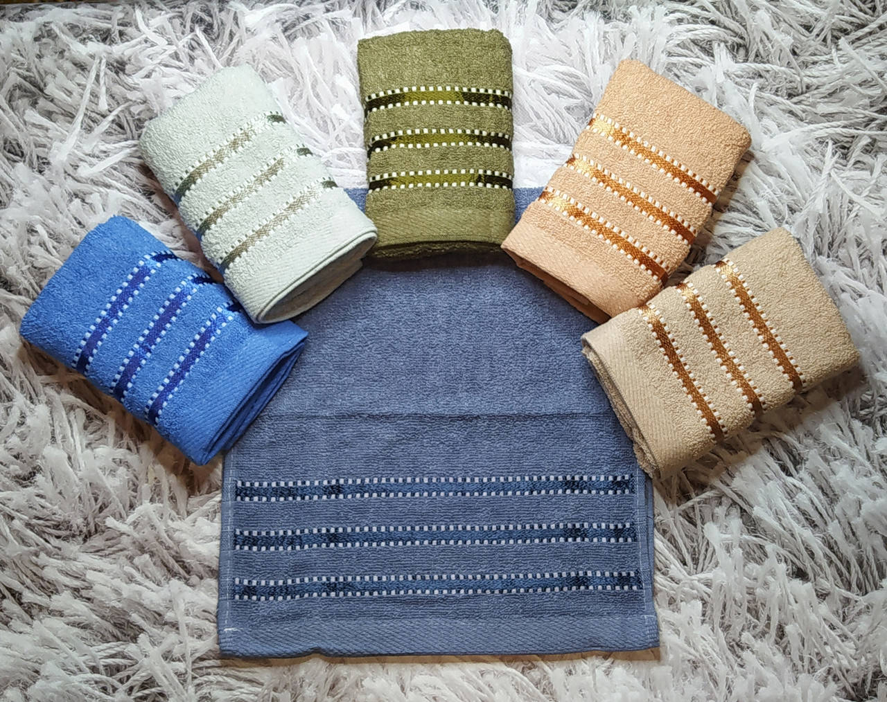 

Полотенце для кухни размер 72х32 см махра Solafa П 6075, Разные цвета