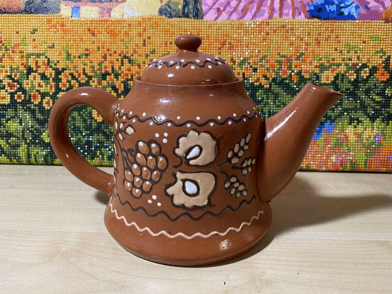 

Чайник 0,8 л / заварник глазурований