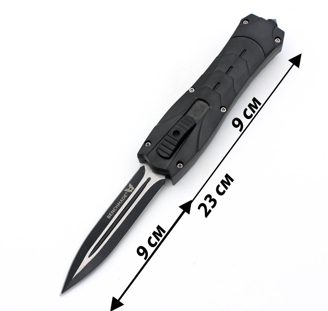 

Нож выкидной фронтальный Benchmade A180, выкидной механизм прямого выброса, Черный