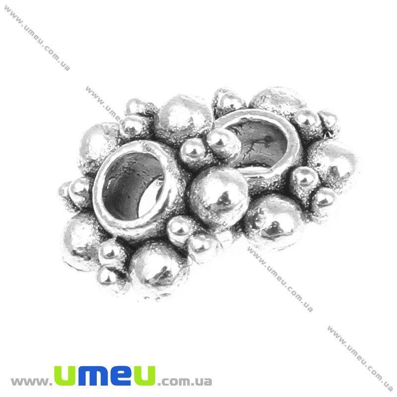 

Бусина-разделитель мет., 6х2 мм, Античное серебро, 1 шт (BUS-004954)