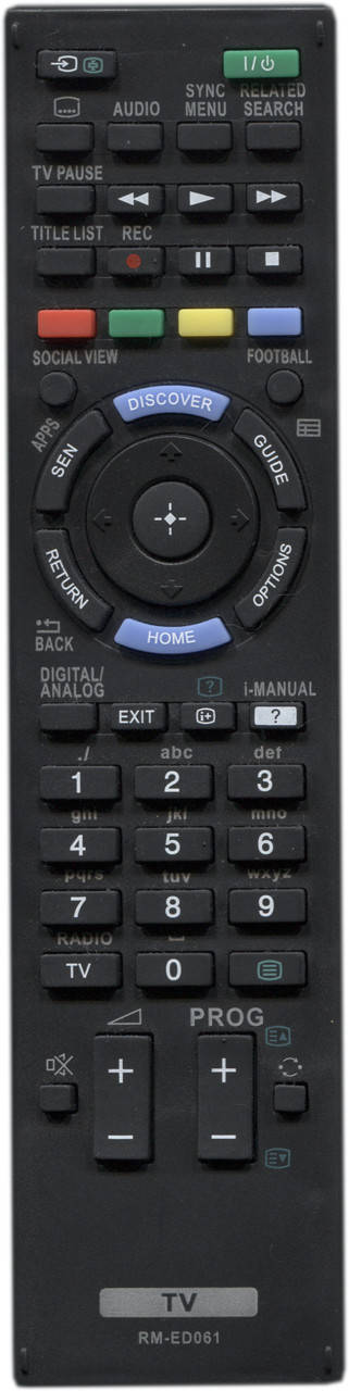 

Пульт для телевизора Sony RM-ED061