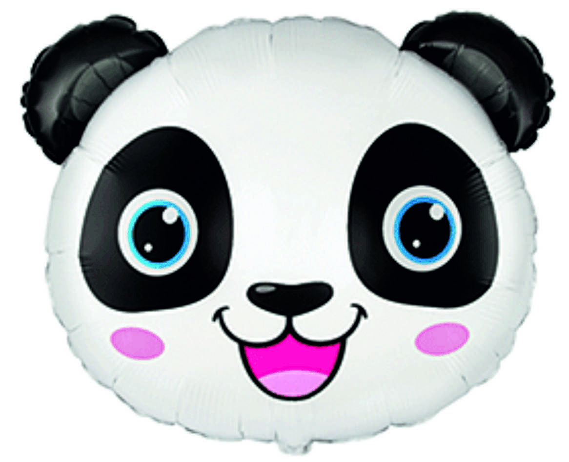 

Голова ПАНДА 21″/53cm.h x 25″/65cm, Белый