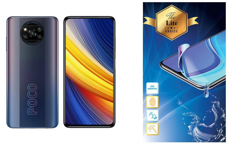 

Защитная пленка Armor Lite на экран Xiaomi Poco X3 Pro, Прозрачный
