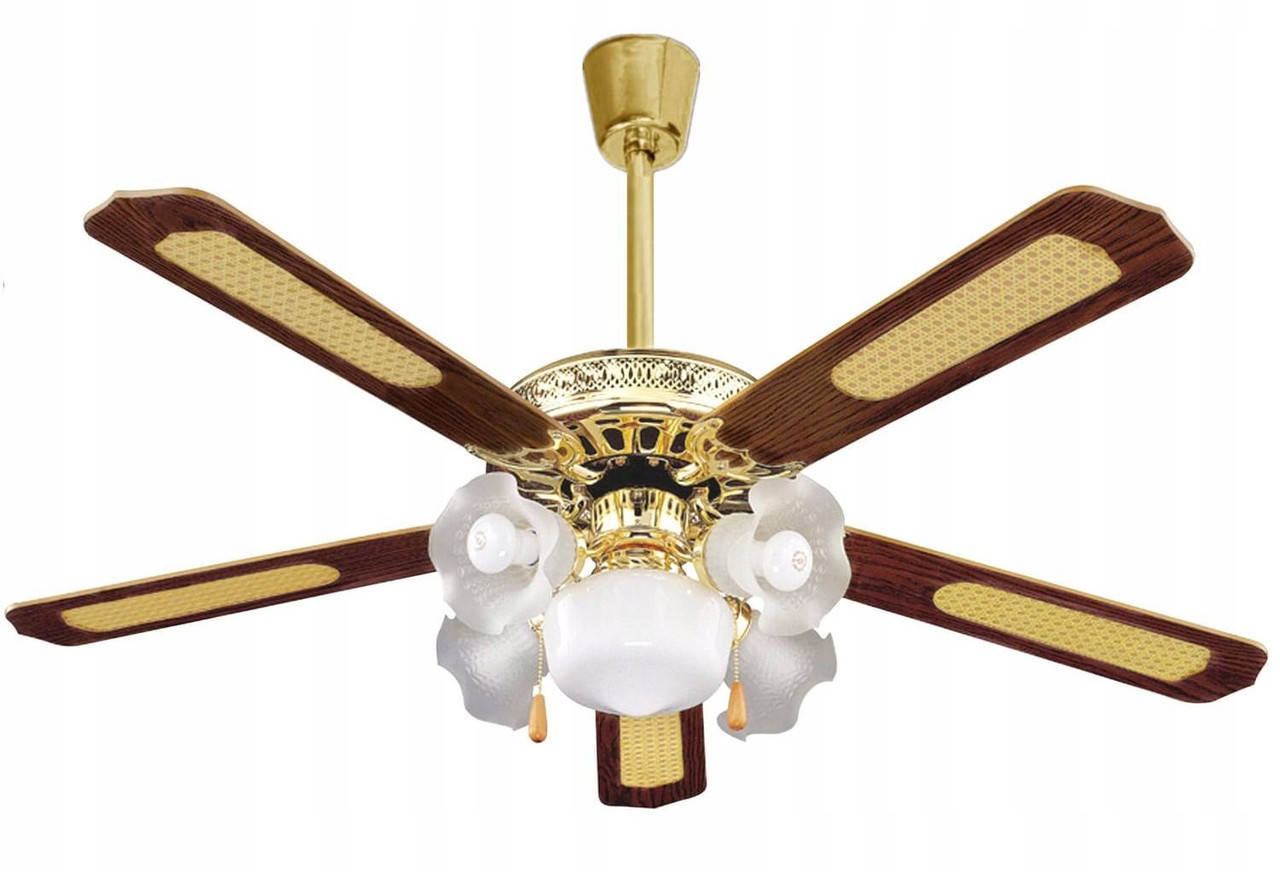 

Стельовий вентилятор-люстра LANDELIER Windmill LAMP 5x5 море товарів
