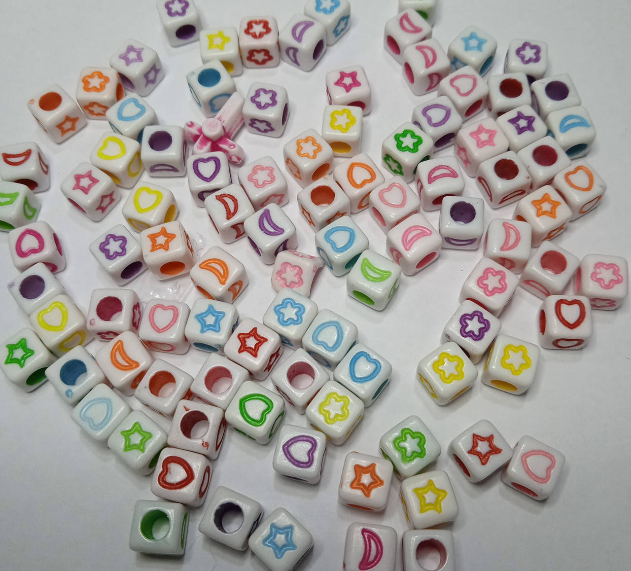 

Бусины кубиками (20 шт)