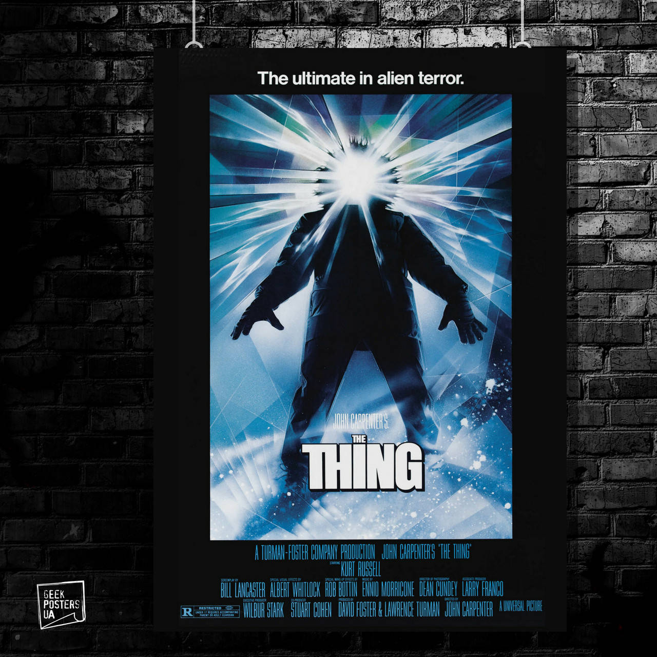 

Постер The Thing, Нечто, ужасы, Карпентер. Размер 60x42см (A2). Глянцевая бумага