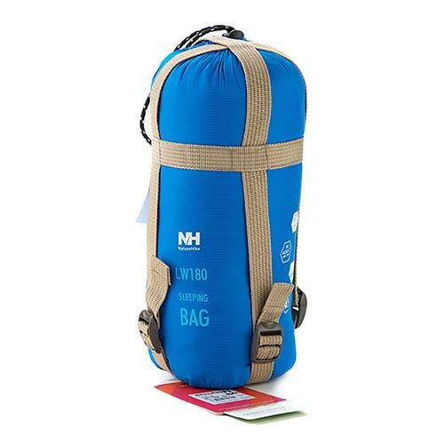 

Спальный мешок Naturehike Ultra light LW 180 NH15S00 +15°C +9°C. Голубой.
