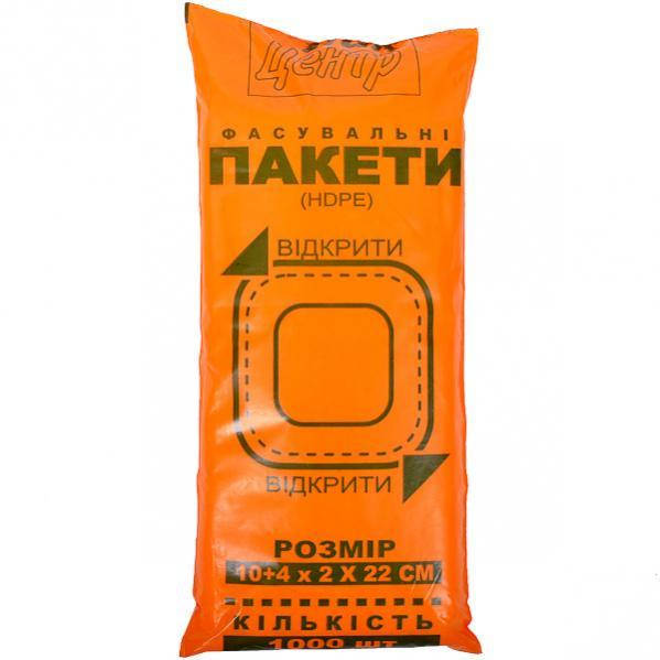 

Пакет фасовка «Рыбка» 10×4×22 см, 1000 шт