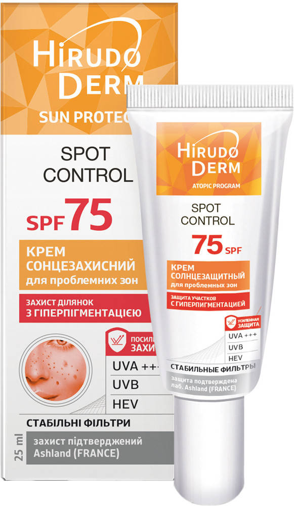 

Hirudo Derm Крем SPF-75 для проблемних ділянок шкіри Sun Protect 25 мл