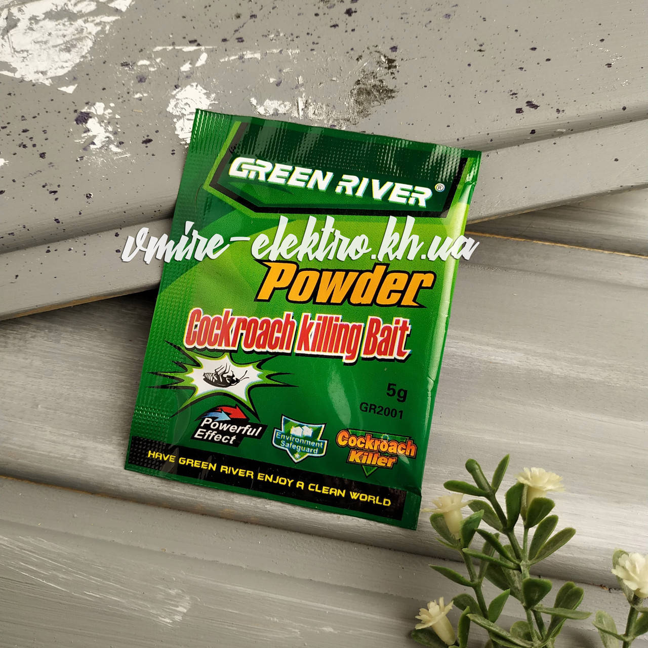 

Средство от тараканов Powder Green Leaf, 5 гр
